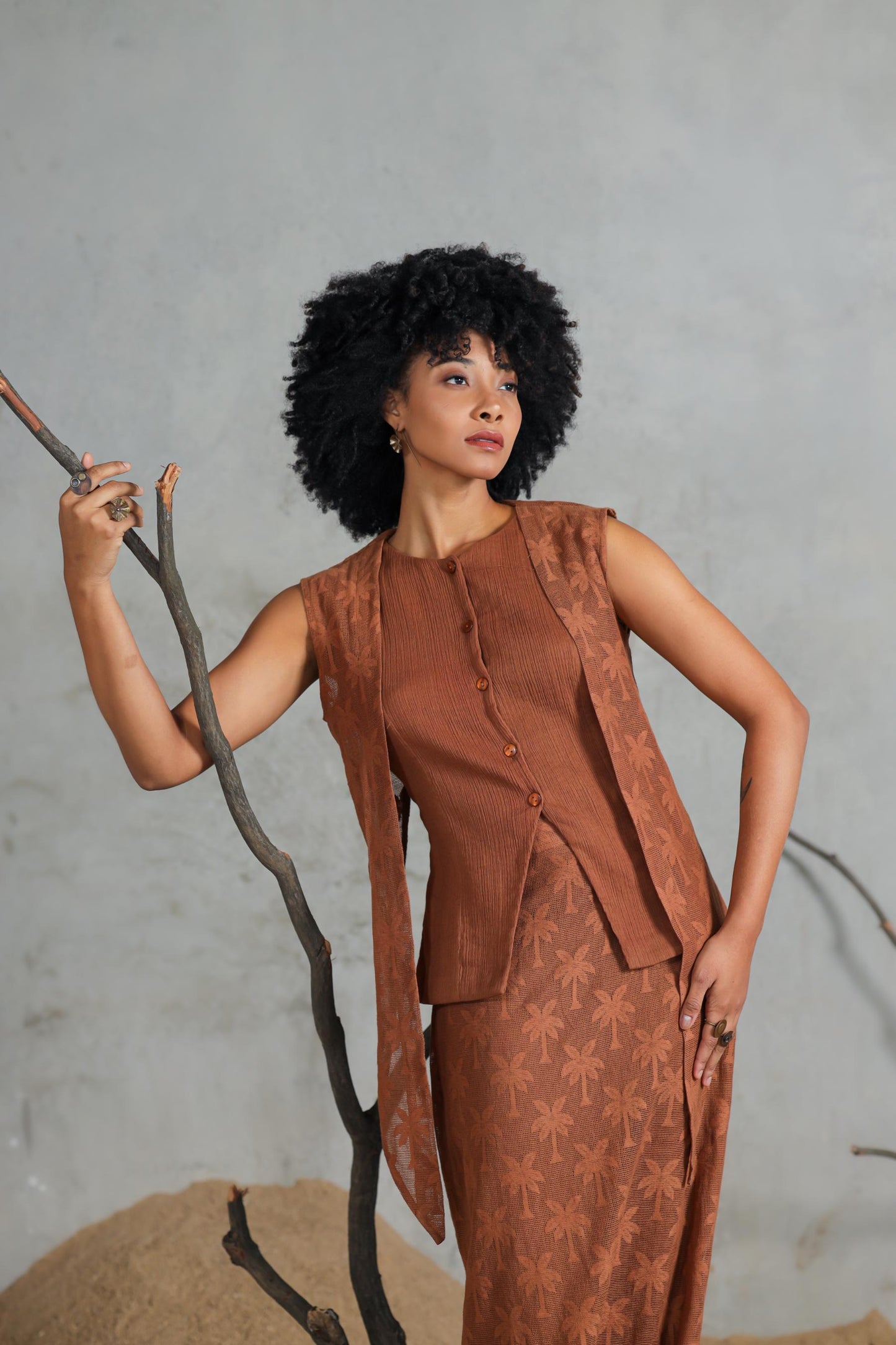 Saharan Skirt Vest Set