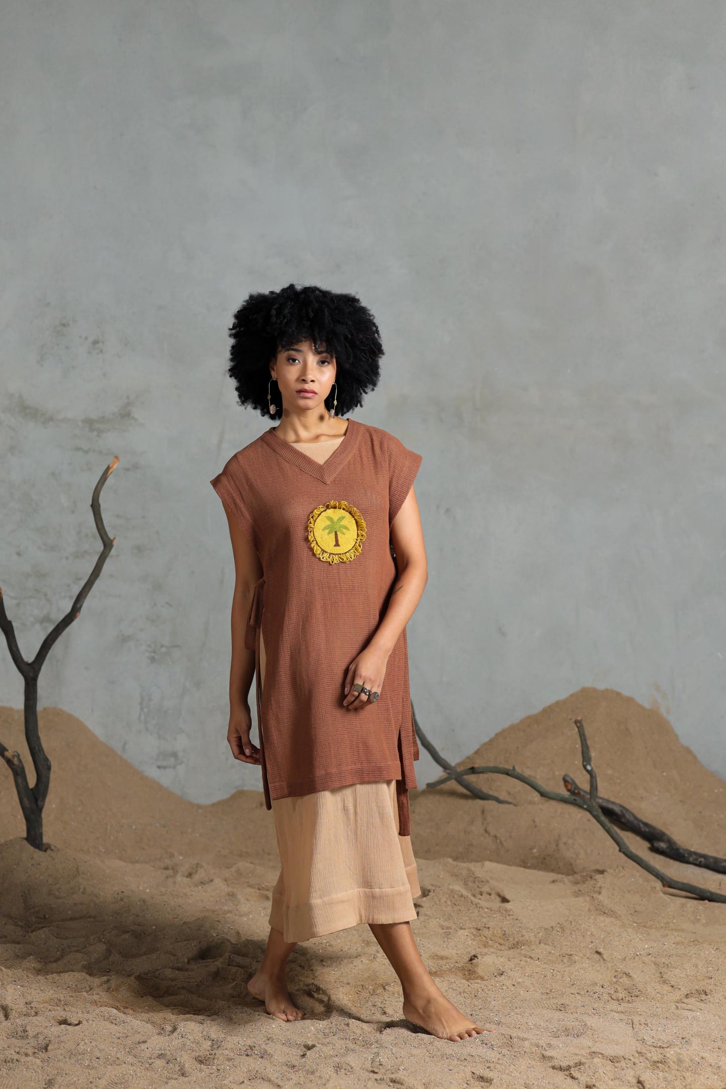 Nomad Dress with Bib