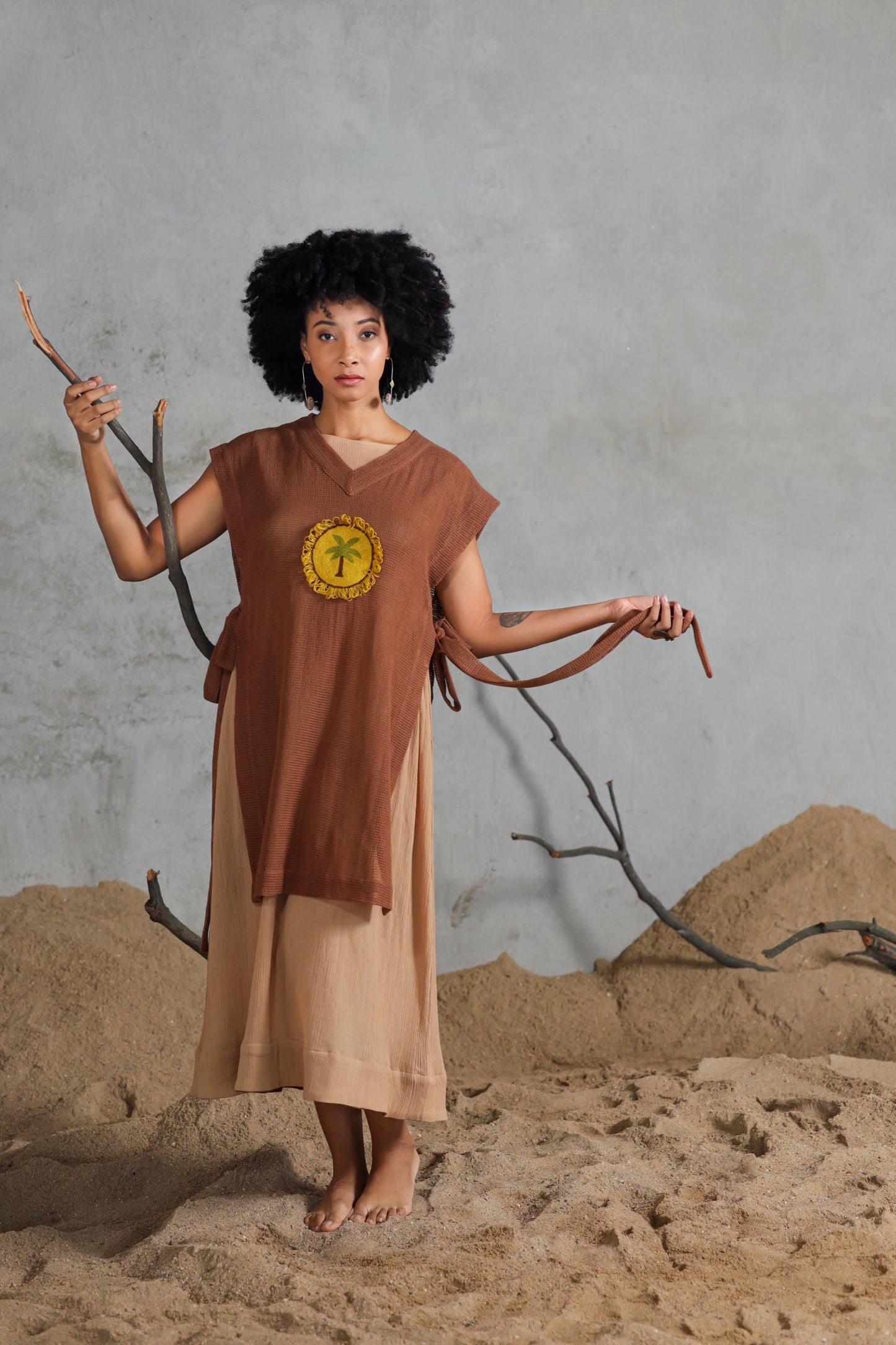 Nomad Dress with Bib