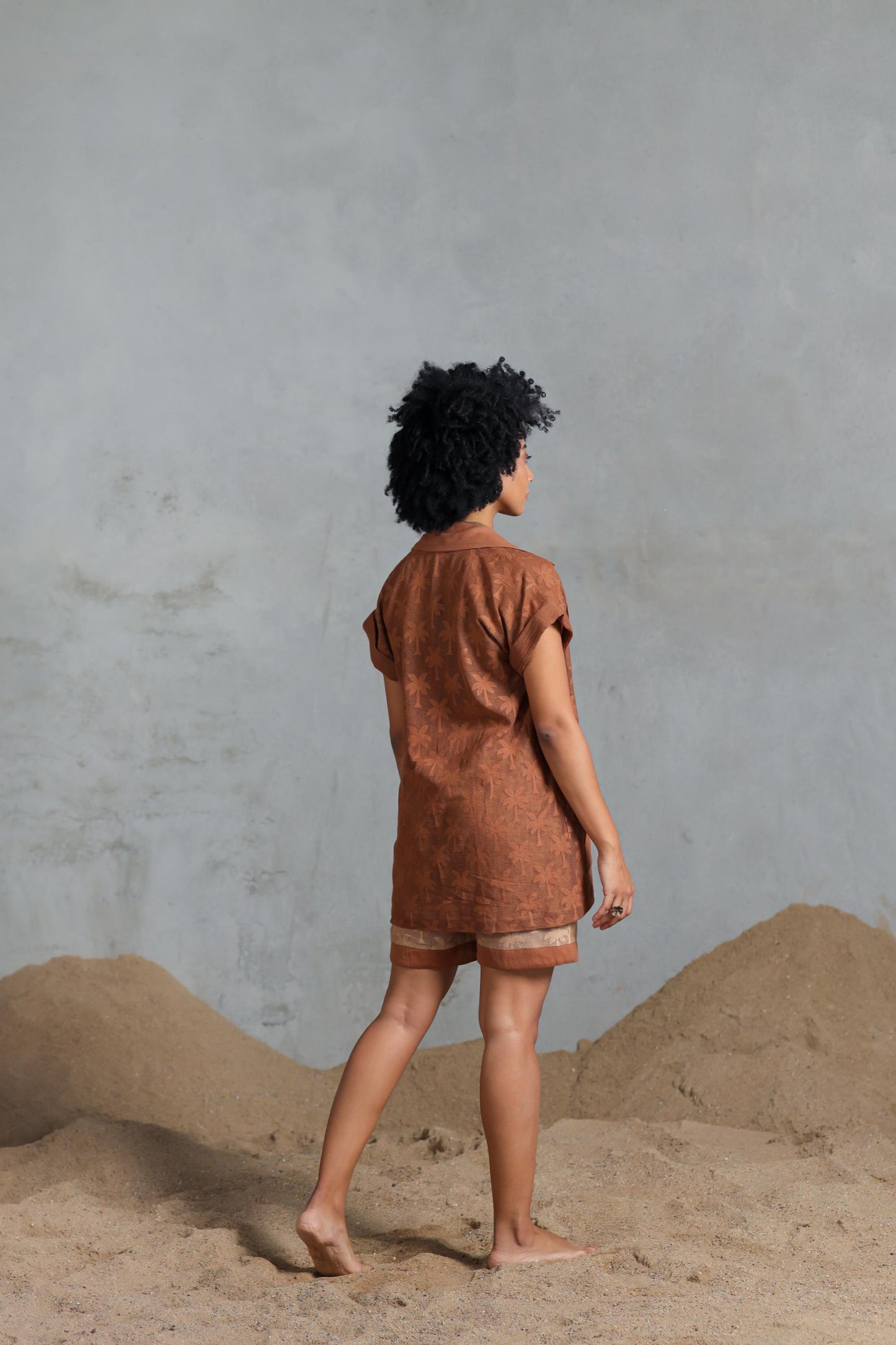 Saharan Trance Shorts with Overlay