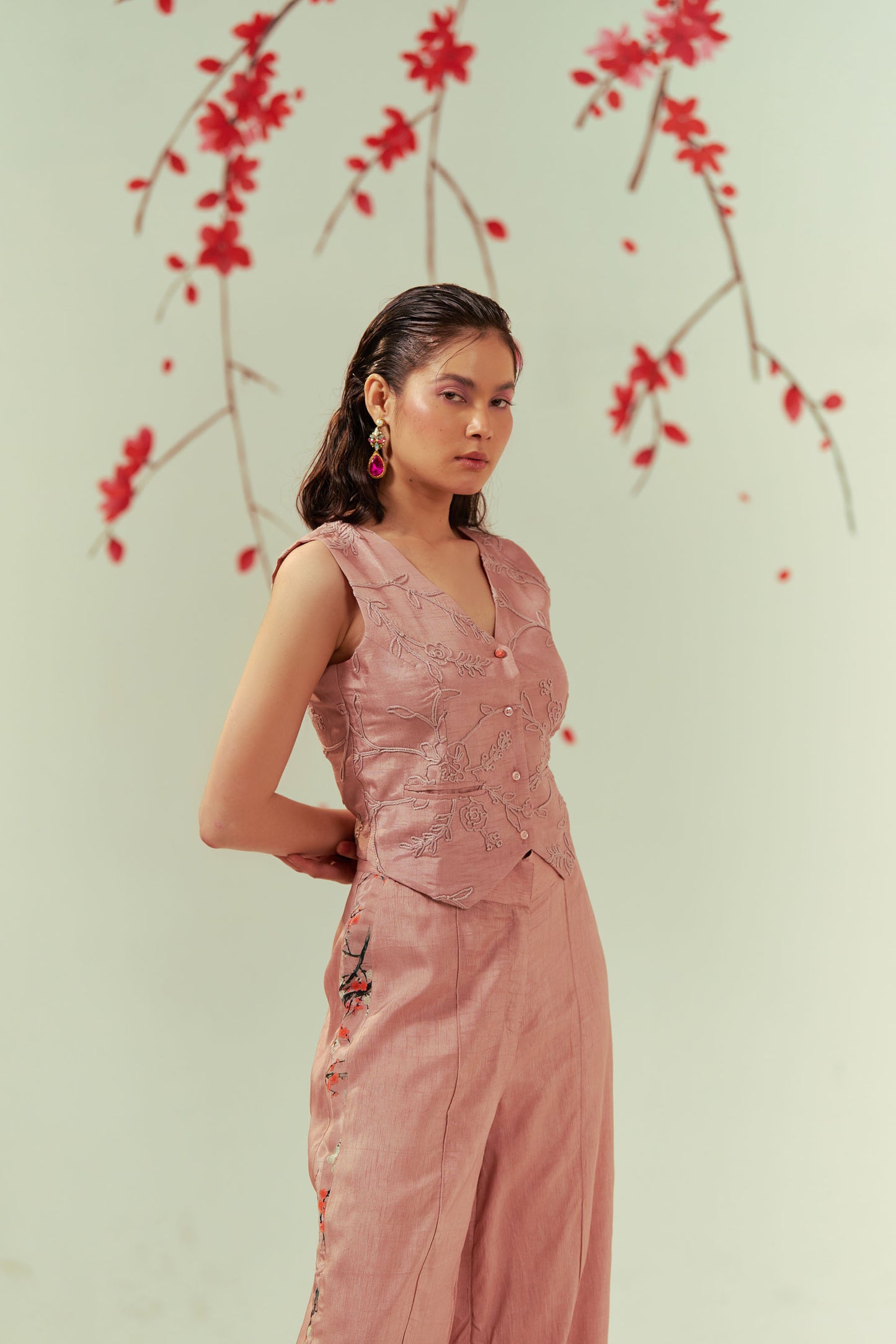Mizu Vest And Tailored Pants Co-ord