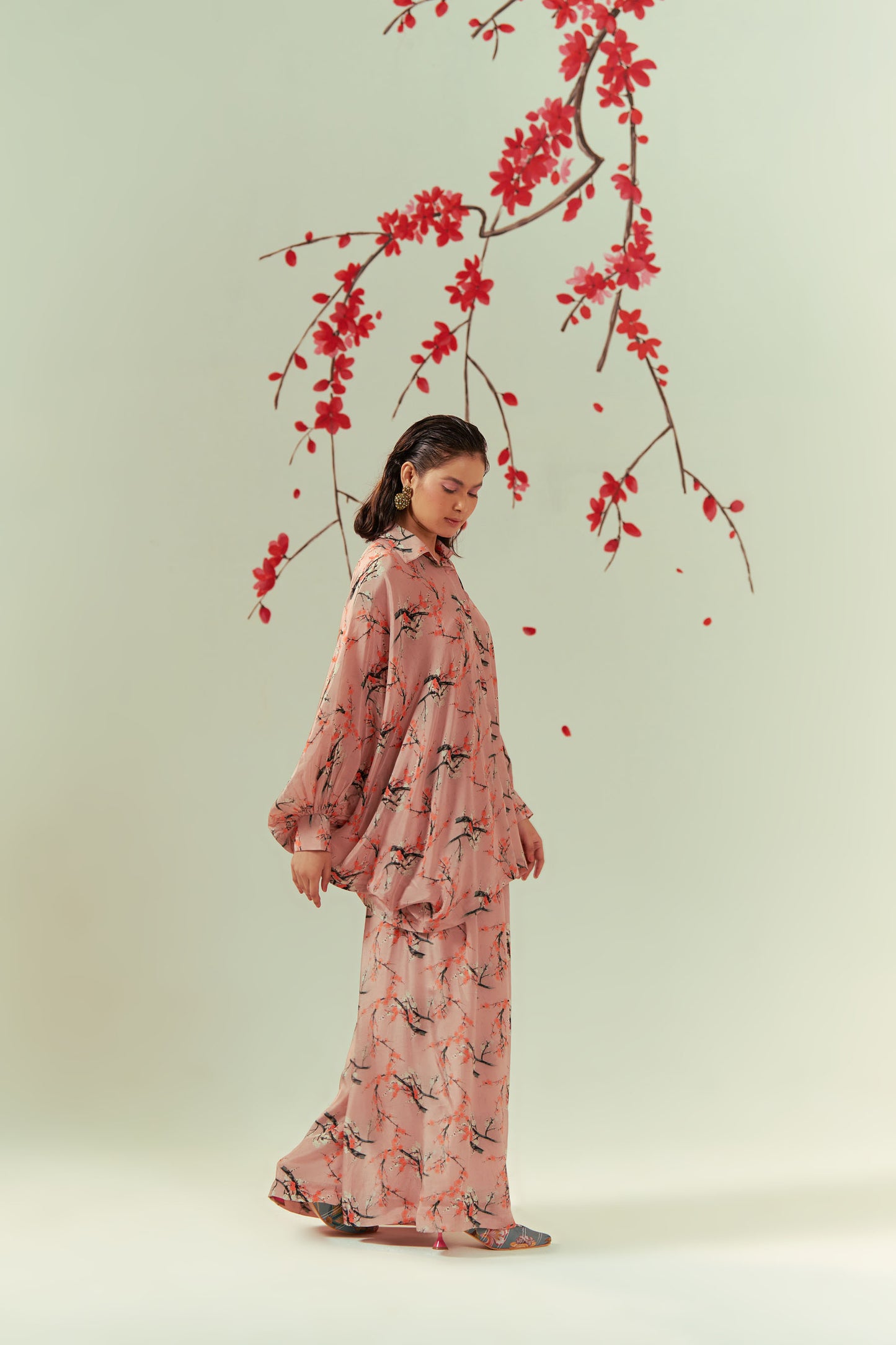 Mizu Oversie Shirt With Pants Co-ord Set