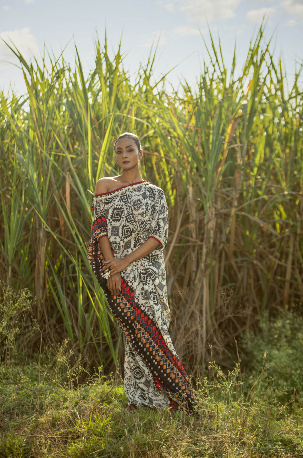 Bititi Knotted Kaftan Dress