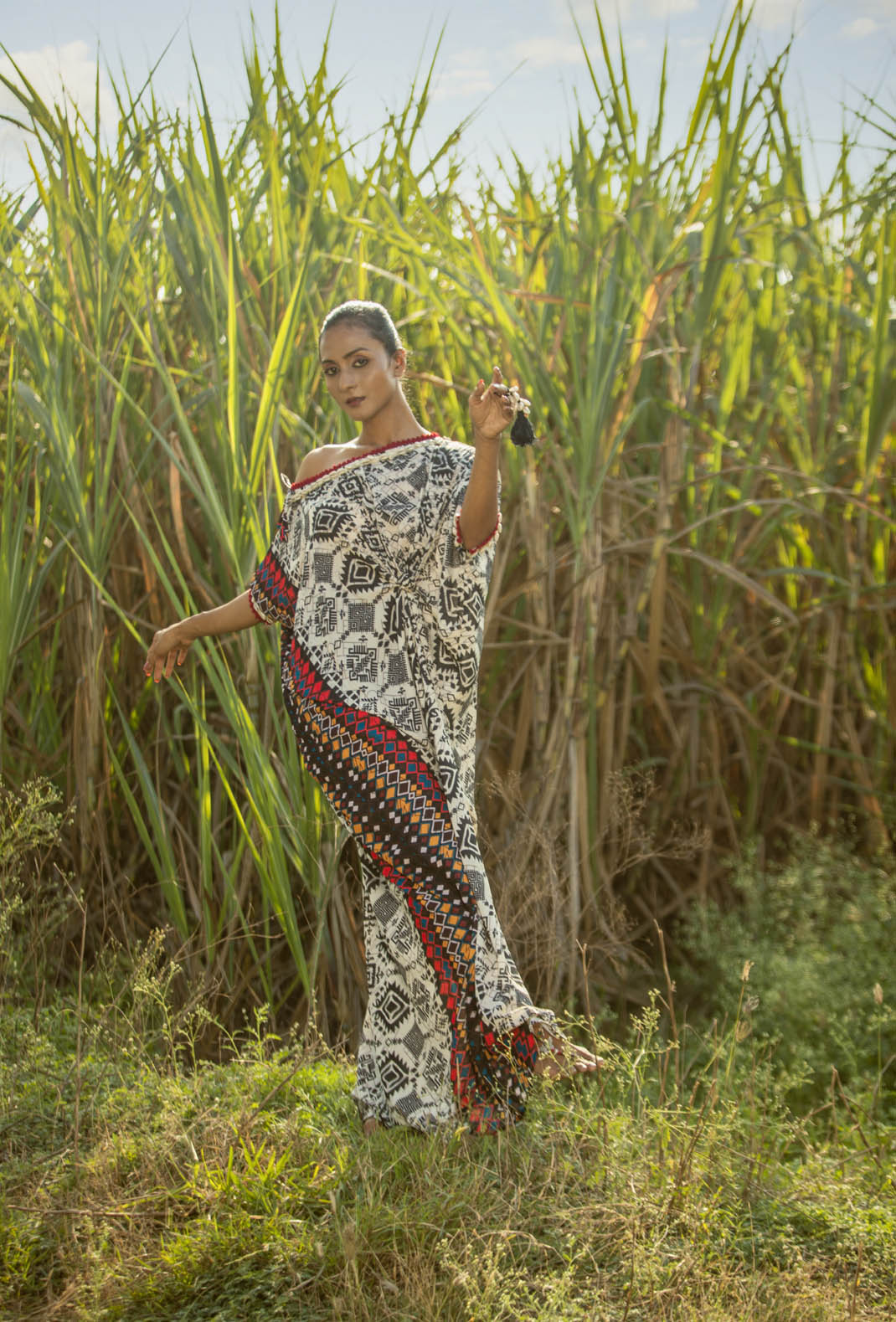 Bititi Knotted Kaftan Dress