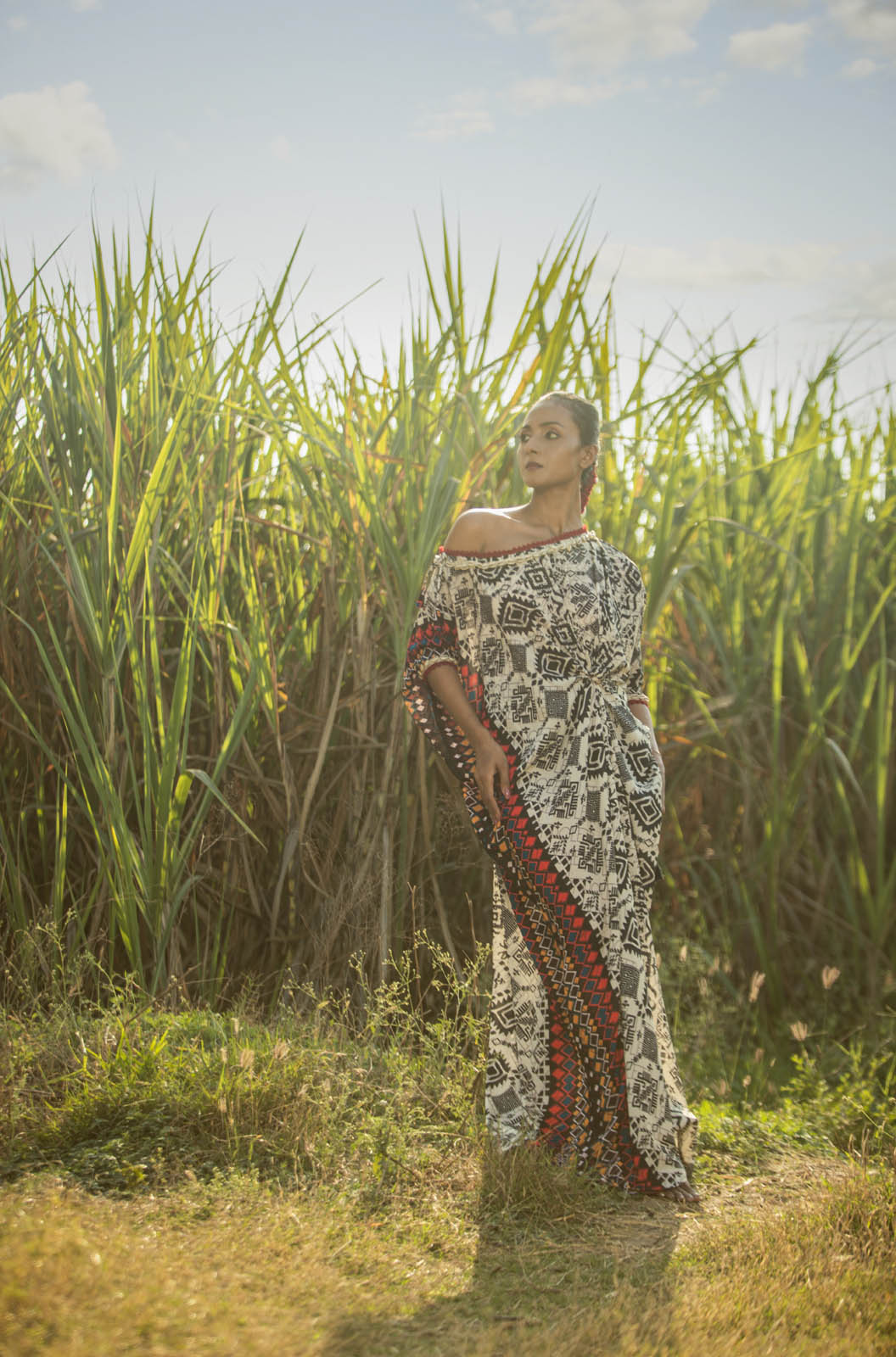Bititi Knotted Kaftan Dress