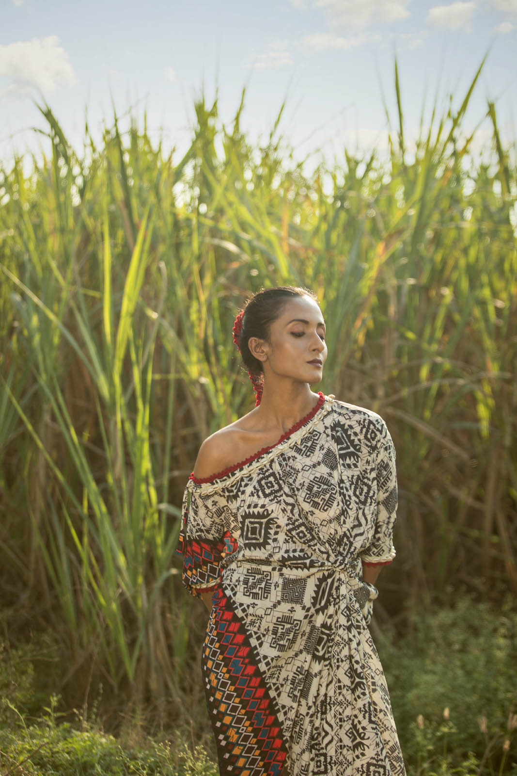 Bititi Knotted Kaftan Dress
