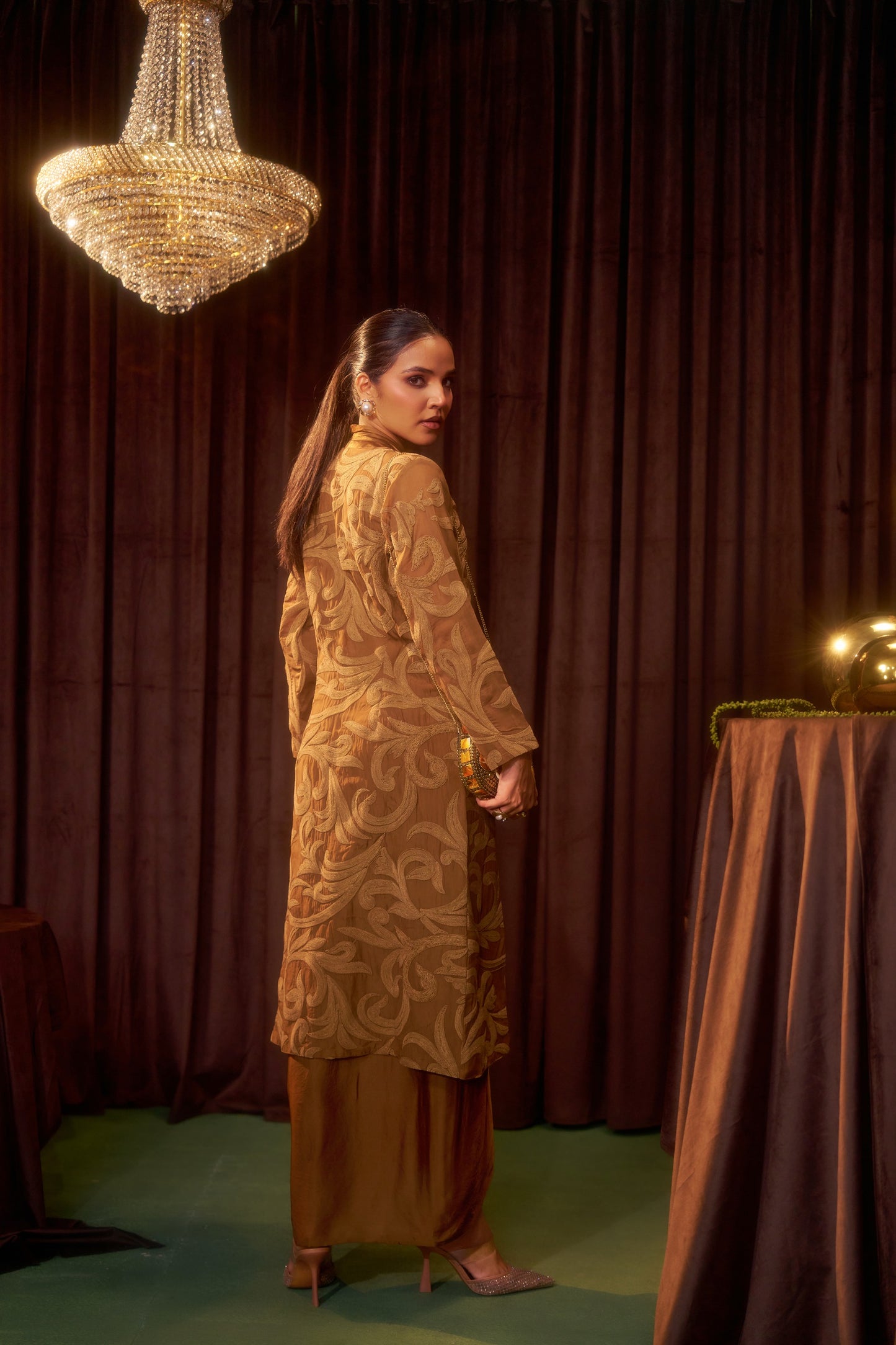 Riva Tawny Scarf Set