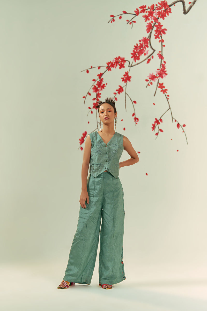Kaze Vest and Tailored Pants Co-ord