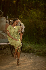 Furaha Knotted Kaftan Dress