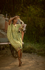 Furaha Knotted Kaftan Dress
