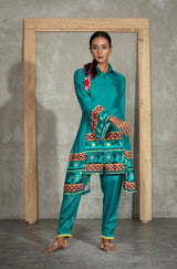 Jabali Gathered Tunic With Pants