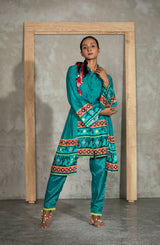 Jabali Gathered Tunic With Pants