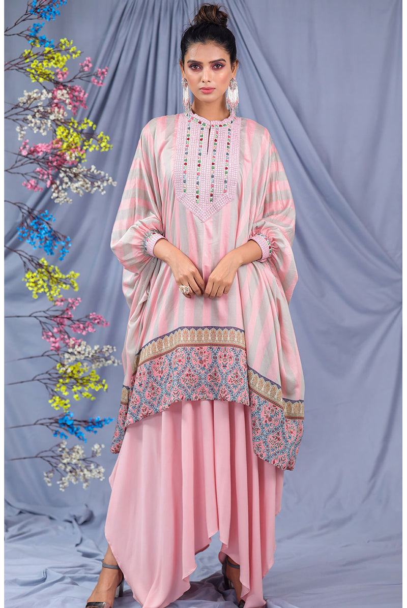 Dogwood Pink Kaftaan Set