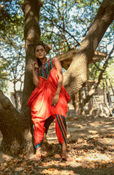 Jameela Cowl Tunic With Dhoti