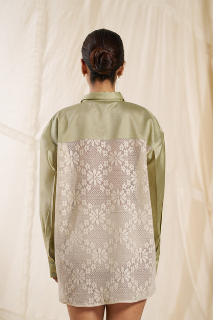 Orin Green Tie Shirt