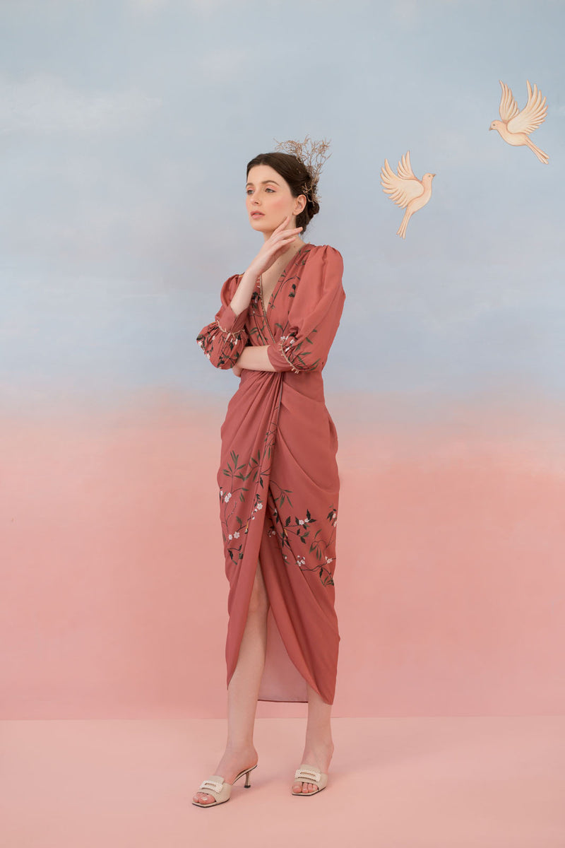 Sparrow Chic Drape Dress