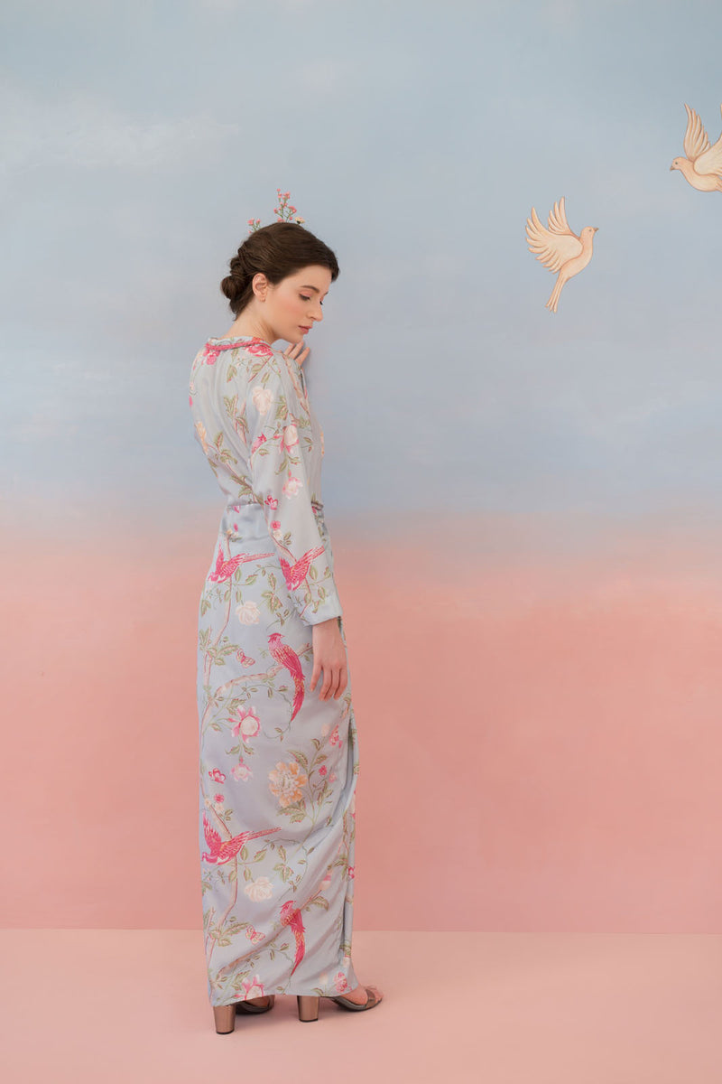 Wingspan Wonder Gathered Shirt Gown